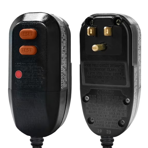 15A 3-Wire GFCI Replacement Plug